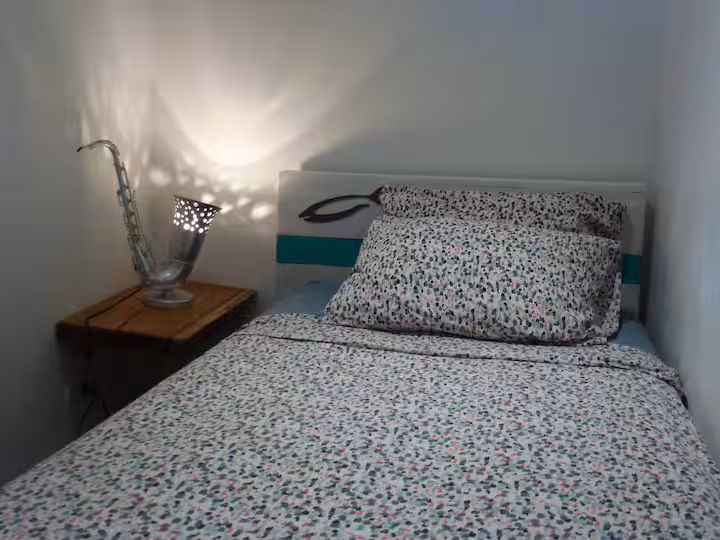Cama individual del Bungalow 1