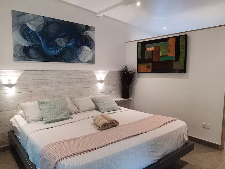 Habitación con cama King del Bungalow 2