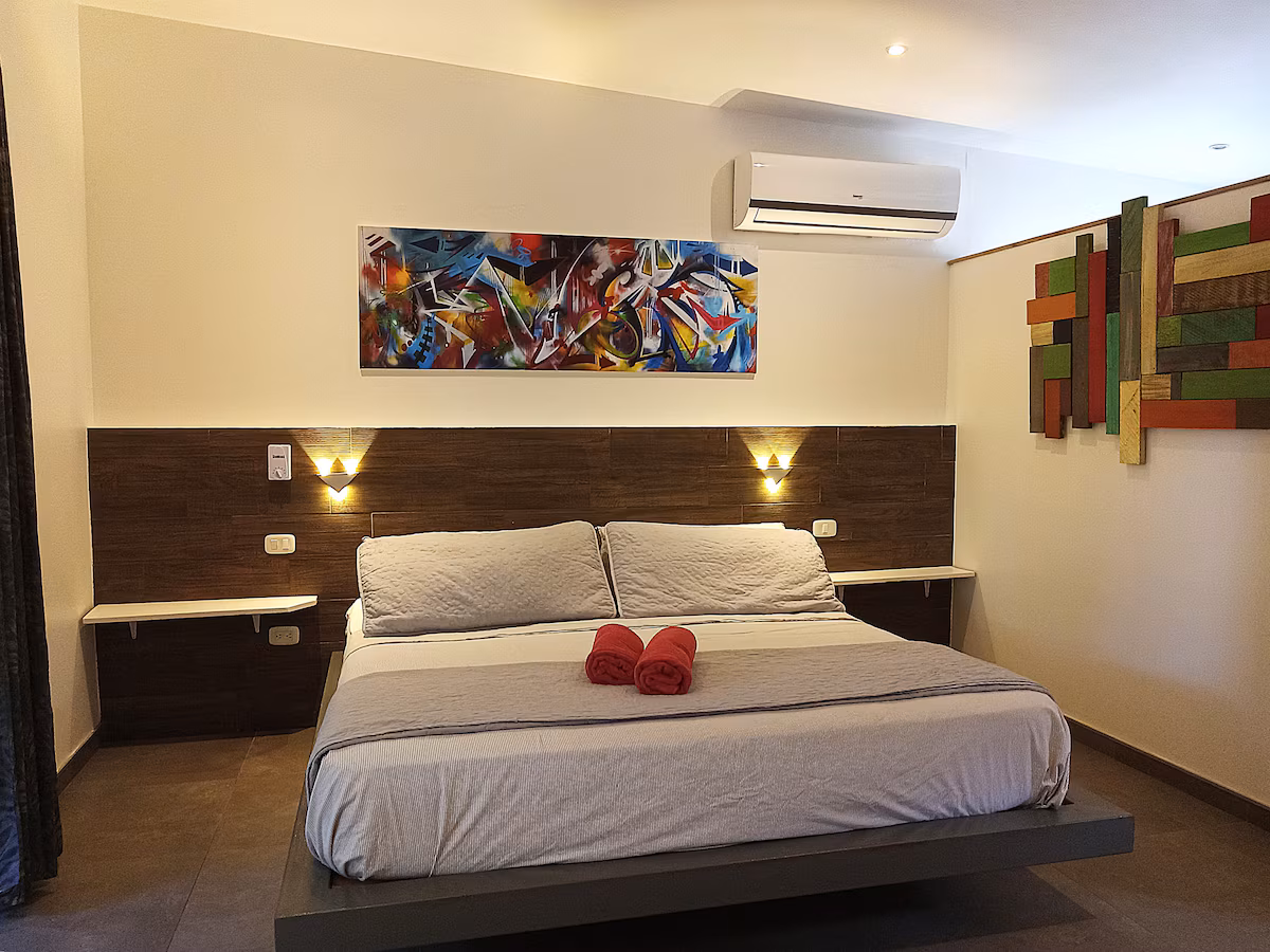 Habitación con cama King del Bungalow 4