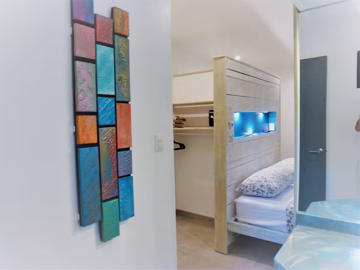 Cama individual del Bungalow 5