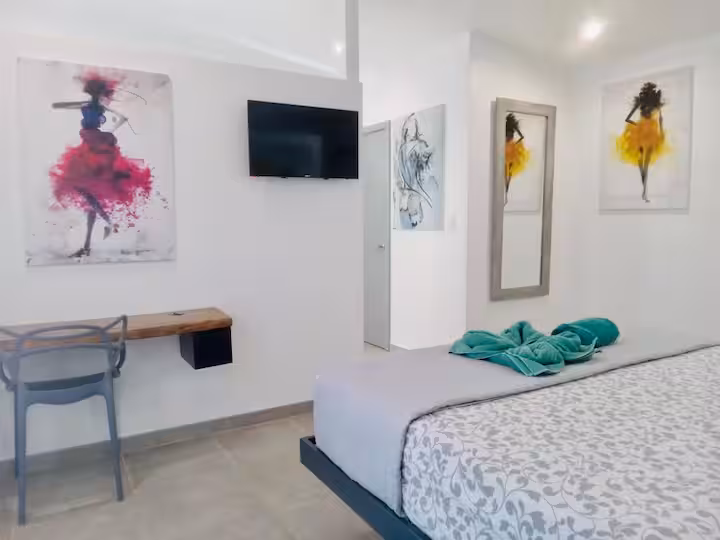 Cama individual del Bungalow 6
